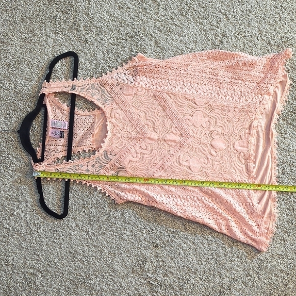 Love on a Hanger Pink Cropped Embellished Tank Top - Picture 8 of 9